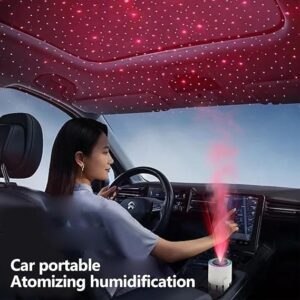 Portable Ultrasonic Mist Humidifier with LED 7-Color Projection