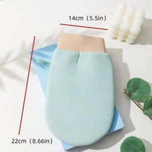 Exfoliating Gloves Mitten – Dead Skin Remover Bath Scrub