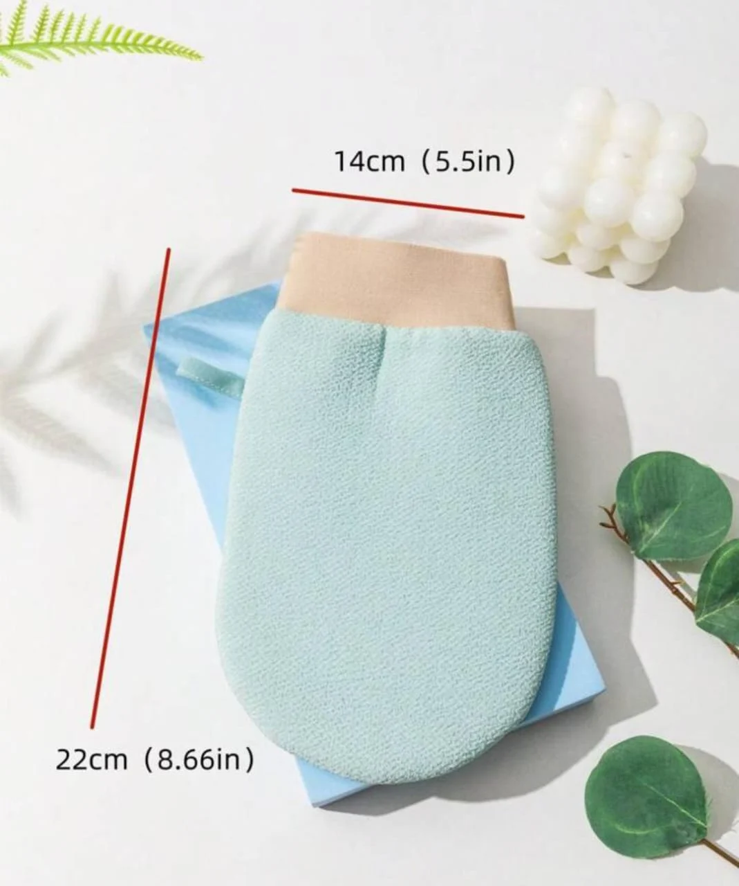 Exfoliating Gloves Mitten – Dead Skin Remover Bath Scrub