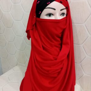 Cross Cap Attached Hijab