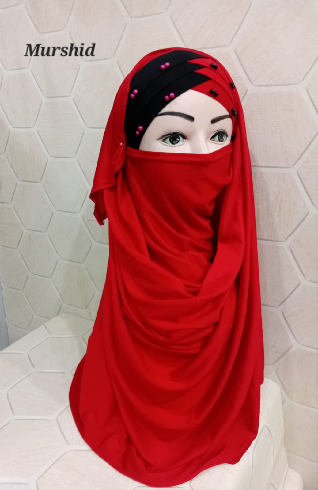 Cross Cap Attached Hijab