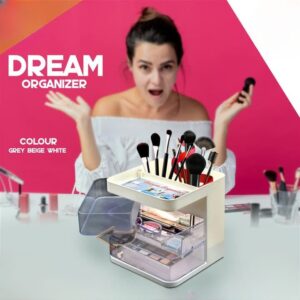 Multipurpose Drawer Dream Organizer Box – Space Saving Storage Tray for Clothes, Makeup & Accessories