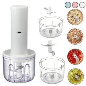 Portable Electric Garlic Press / Garlic Chopper