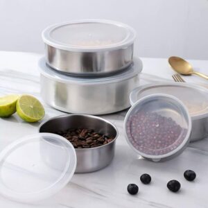 Stainless Steel Food Storage Containers Set