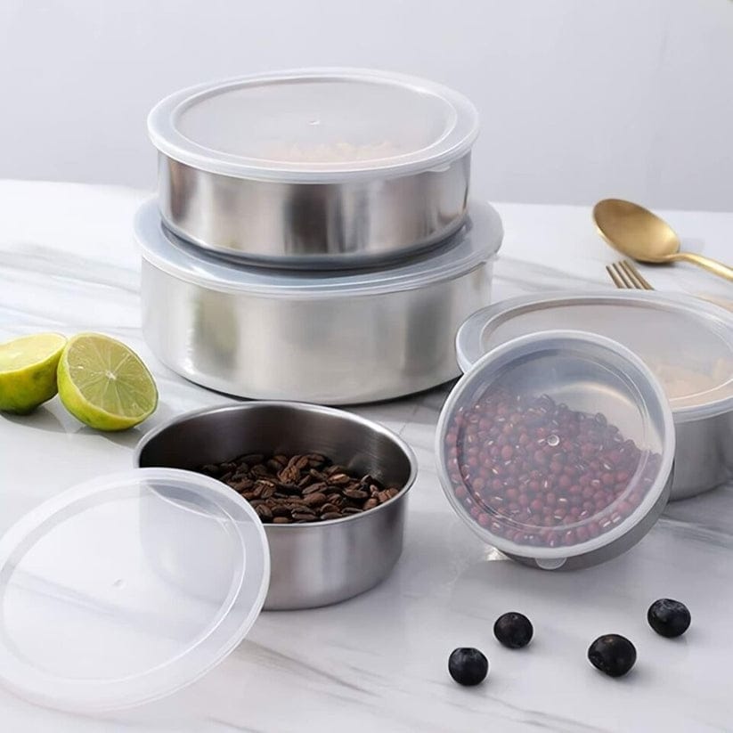 Stainless Steel Food Storage Containers Set