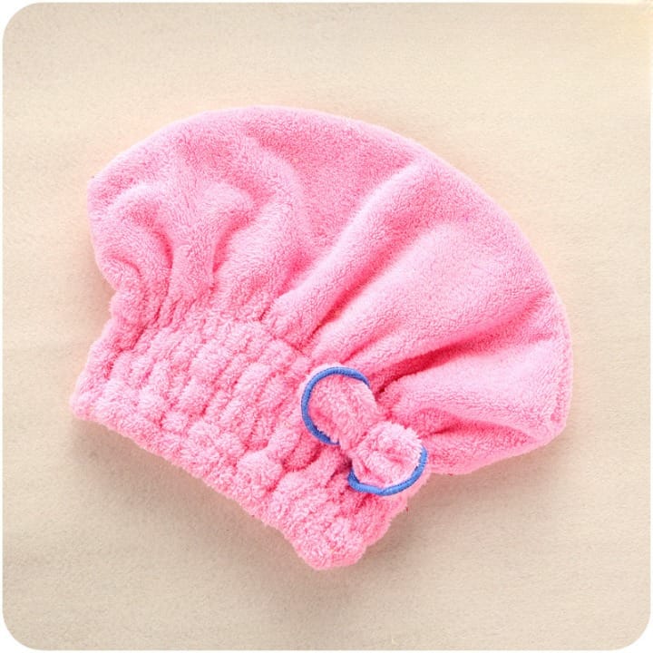 Creative Water-Absorbent Thickened Bow Shower Cap